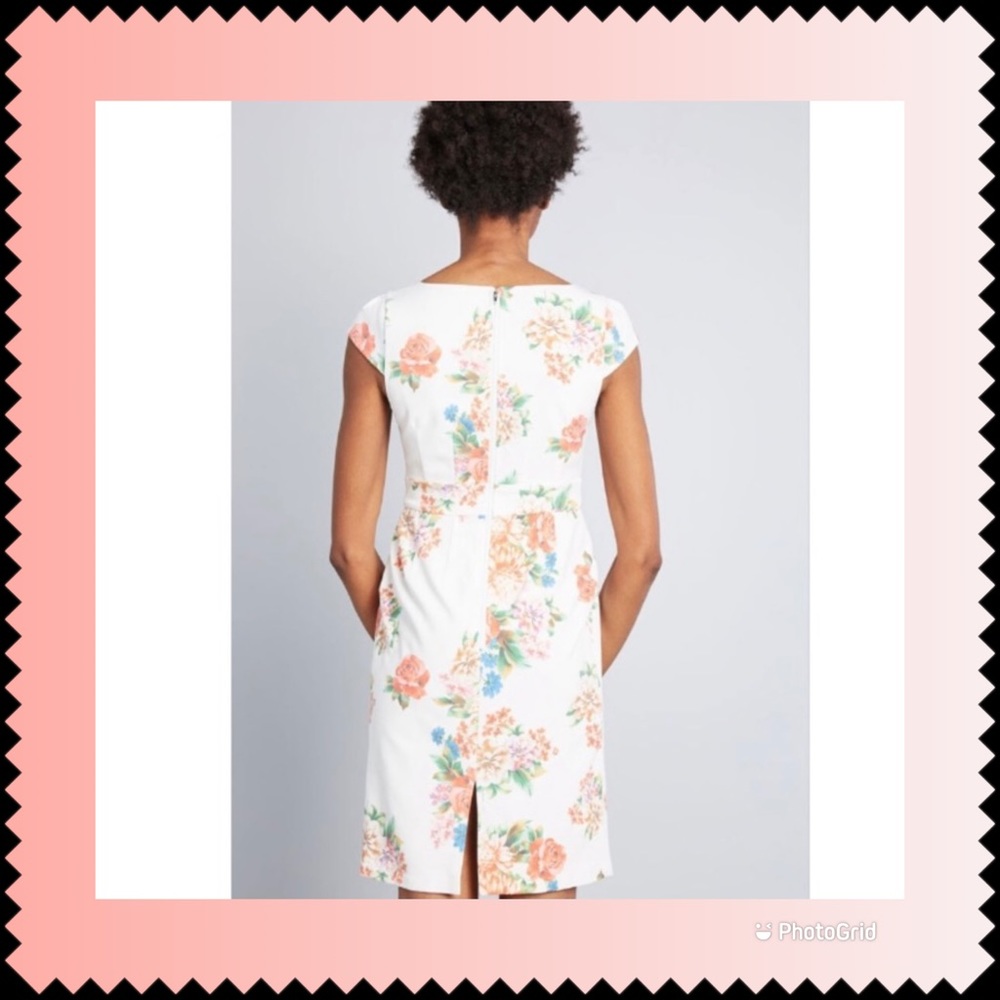 🧜🏼‍♀️NWT ModCloth Elegant Reflections Sheath Dress Large - Picture 5 of 7